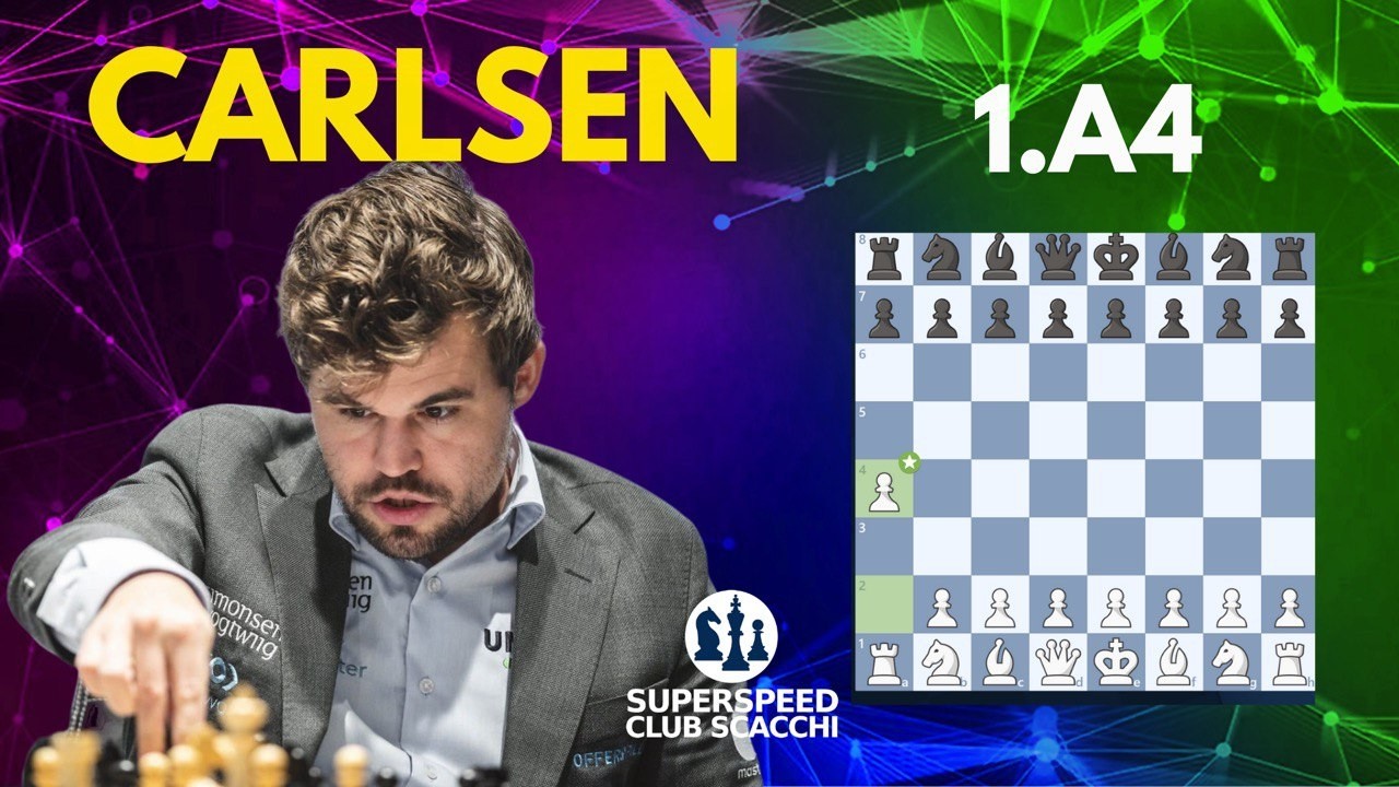 Carlsen Prova a Battere un 3100 in UNA Mossa a Scacchi (1.A4)
