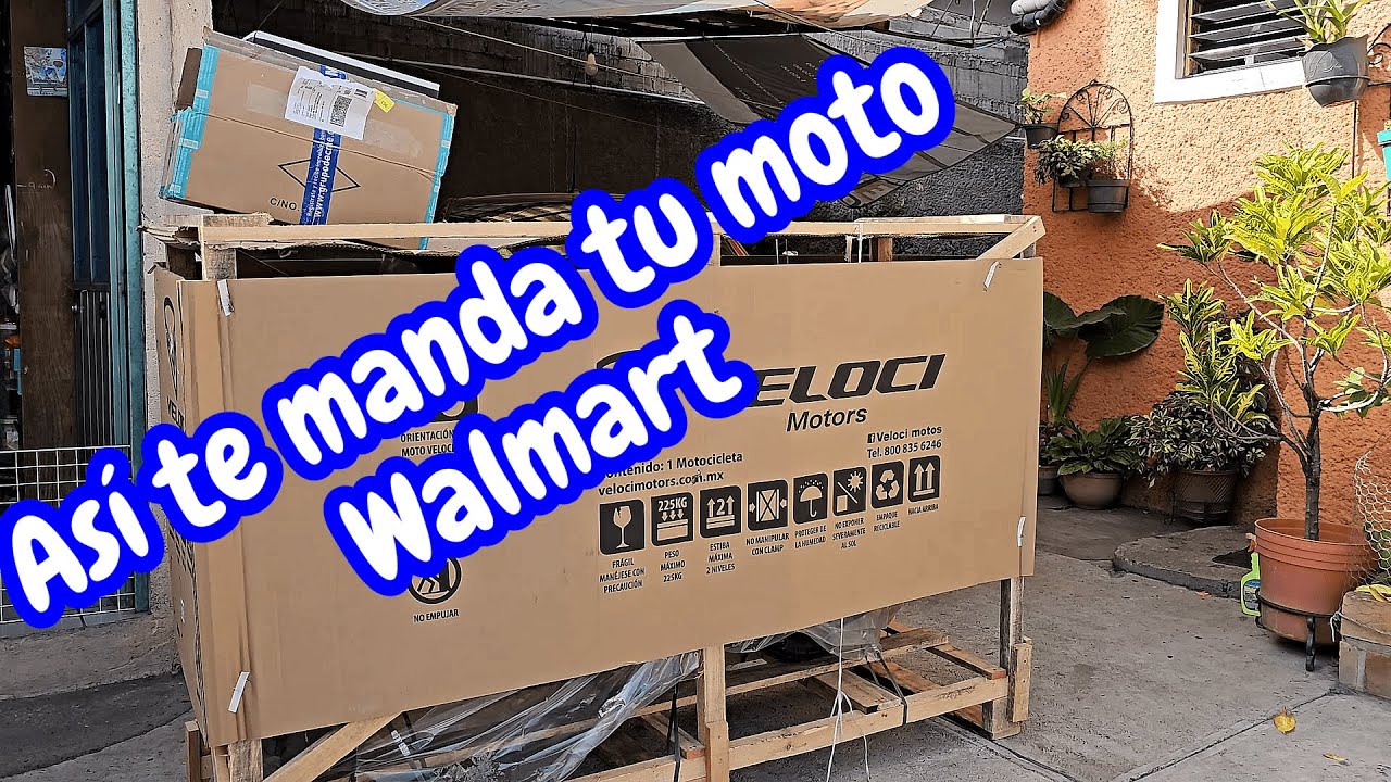 ¿Comprar una Moto en Walmart? 🛒 Así Llegó Mi Nueva Moto🏍️ #Unboxing