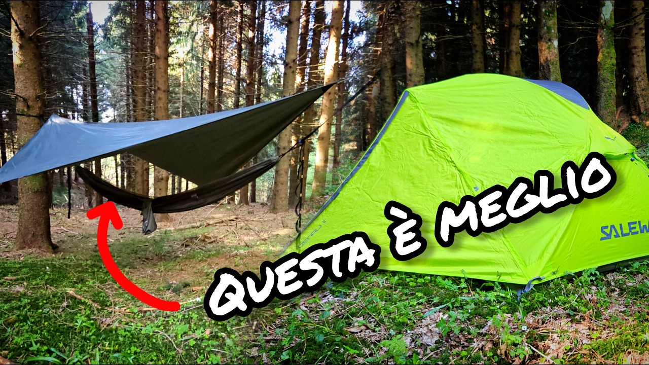 L'amaca &egrave; MEGLIO della tenda!
