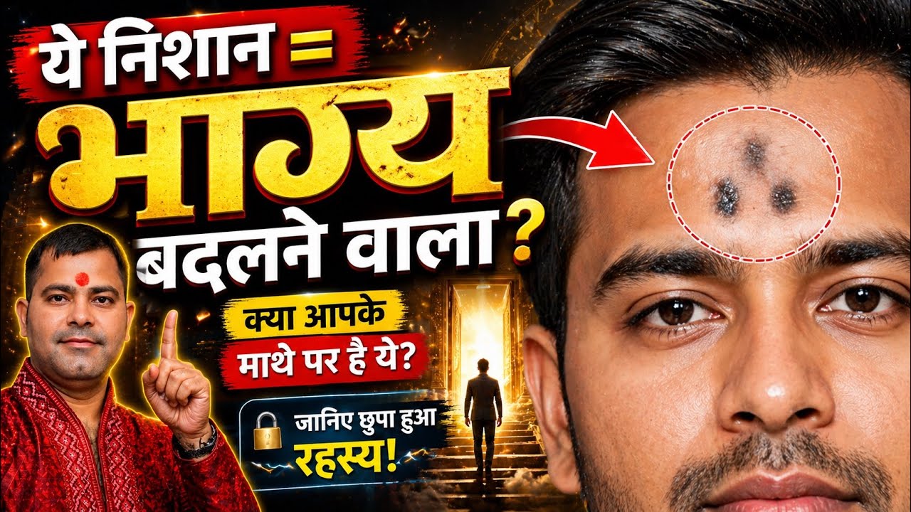 Mathe Par Nishan Ka Matlab | Forehead Sign Astrology | Mathe Par Nishan Hona | Lucky Sign In Palm