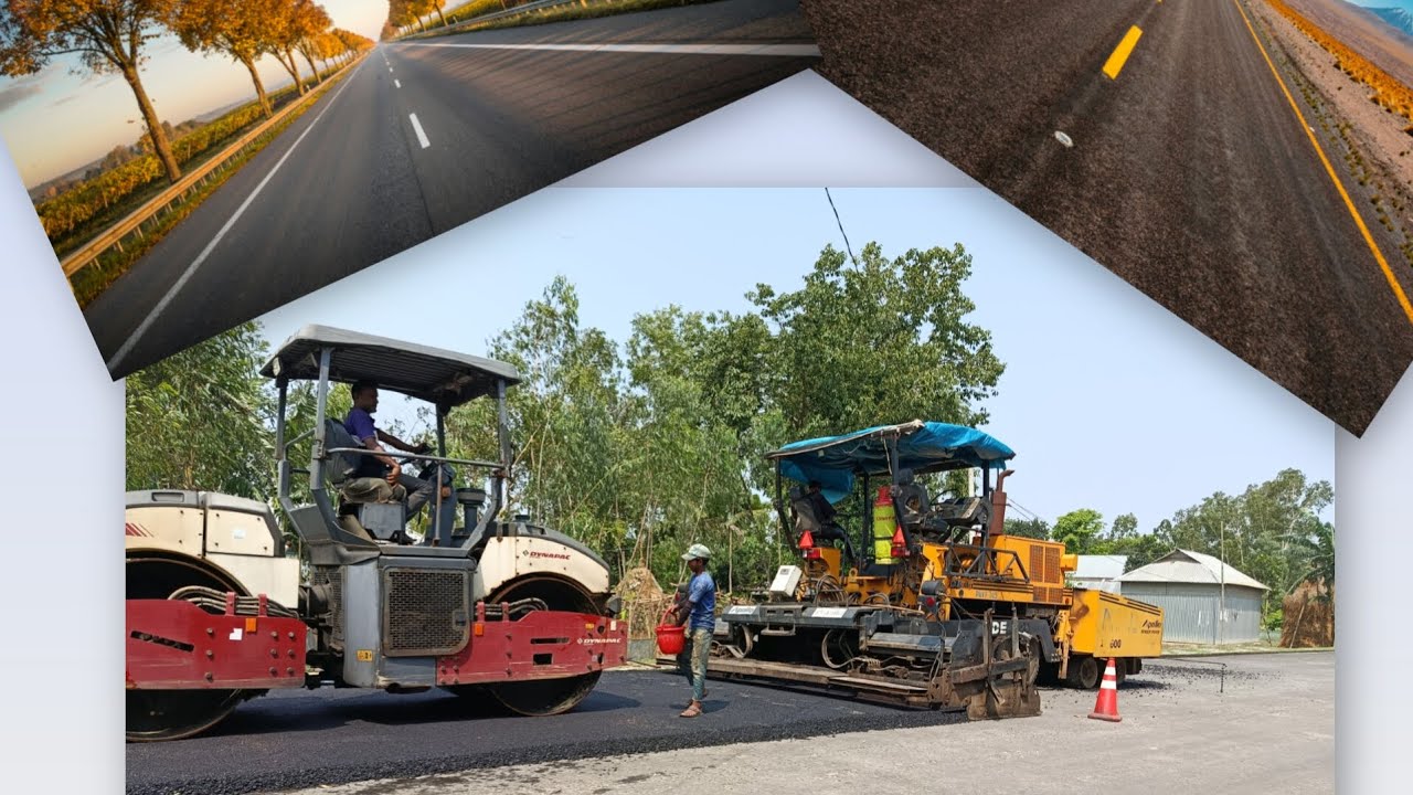 সরাসরি রাস্তা তৈরির কাজ কিভাবে করা হয় দেখুন #রাস্তাতৈরি #road #foryou #roadwork #trending 