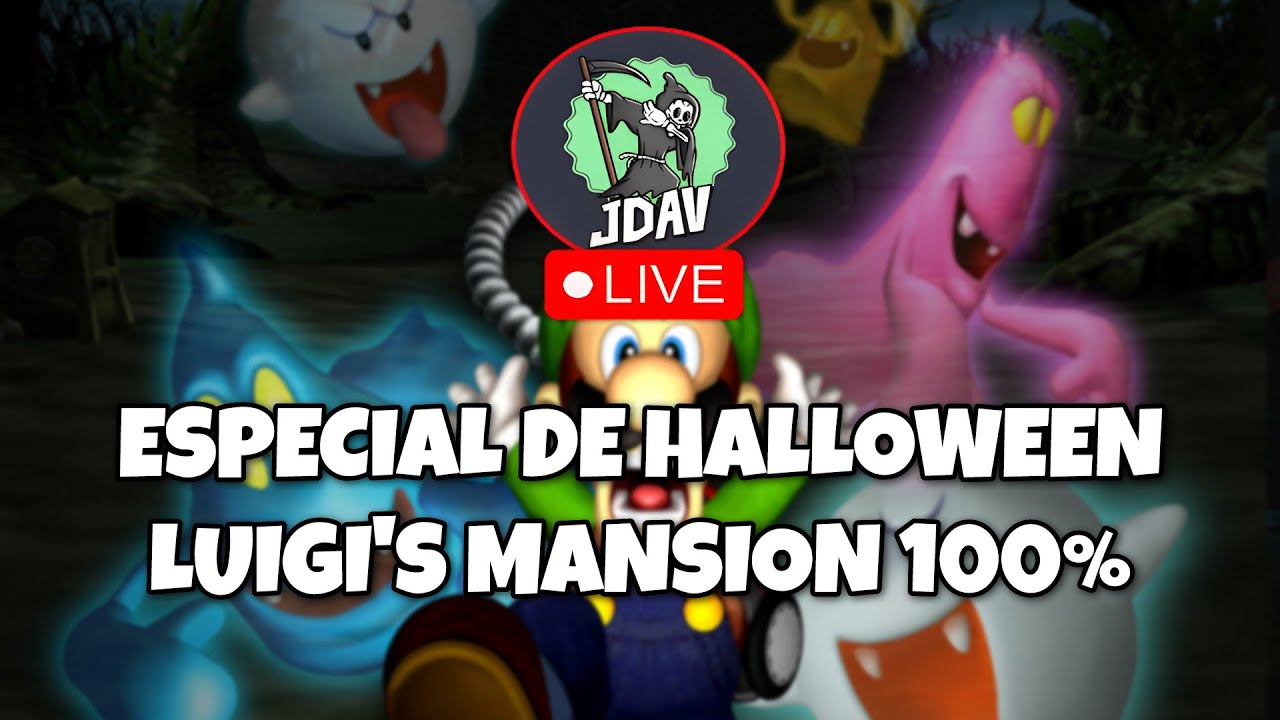 Luigi's Mansion al 100% (Rango A) - Especial Halloween