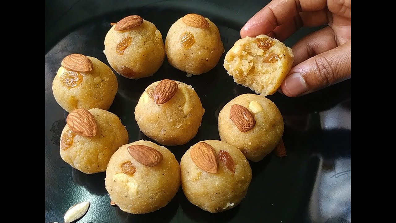 ಸ್ವಾದಿಷ್ಟವಾದ ಈ ಬೆಲ್ಲದ ರವೆ ಲಡ್ಡು ಬಾಯಲ್ಲಿಟ್ಟರೆ ಕರಗುವಷ್ಟು ಮೃದು| Jaggery laddu