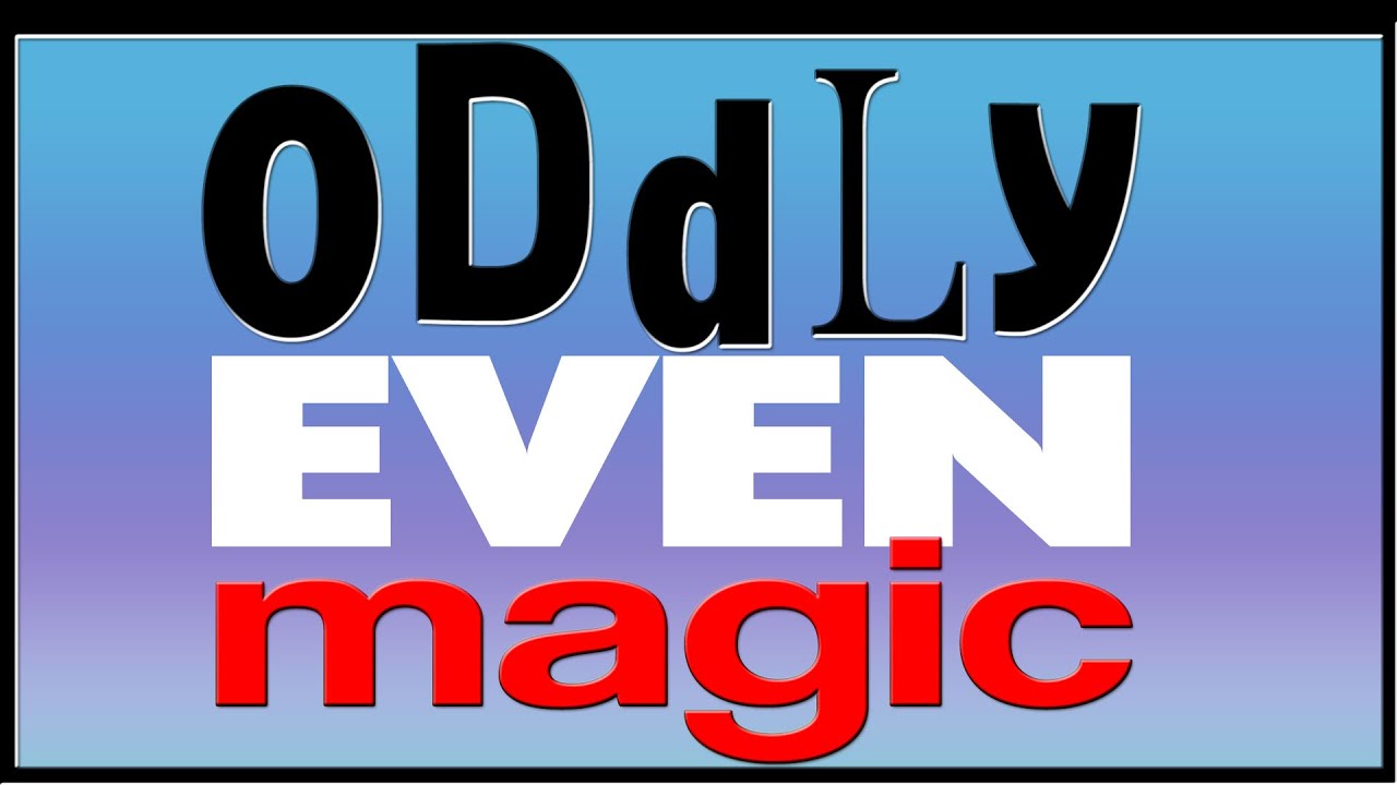 Oddly Even Card Trick | Easy to Learn and Perform | Close up Magic