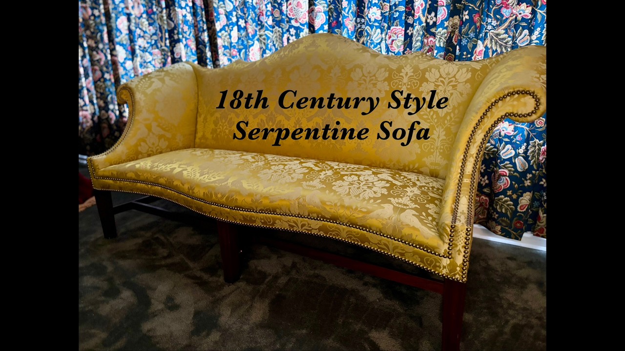 18th Century Style Serpentine Sofa