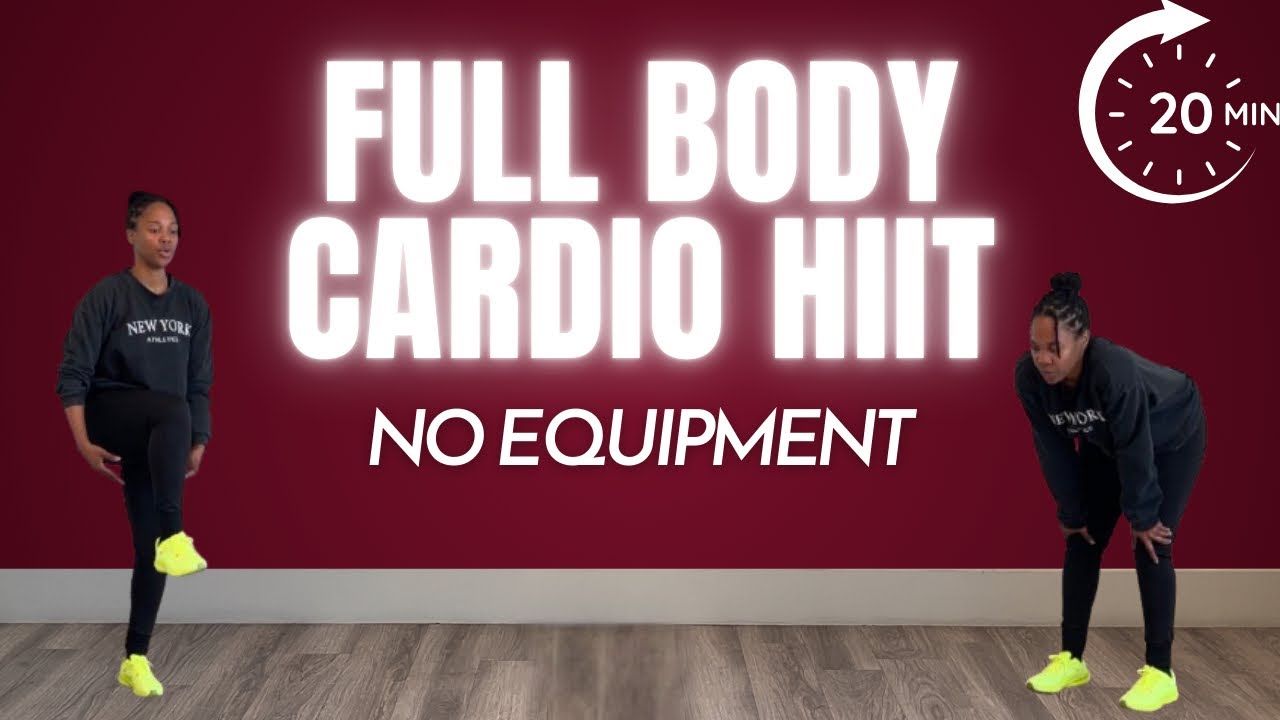 20 Min Full Body Cardio HIIT Workout No Equipment - Sweat in the first 5 Minutes