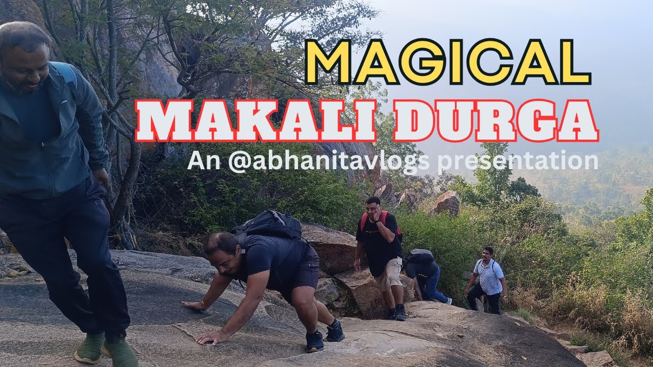 Makalidurga Hills Trek – Nature, Fun & Friends | Complete Travel Vlog | @abhanitavlogs | 2025