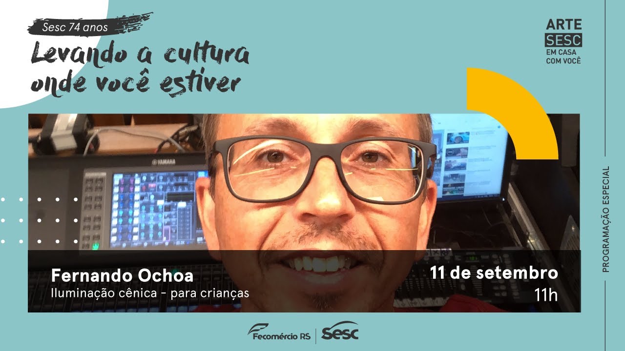 Iluminação Cênica para crianças: Fernando Ochôa :: Sesc 74 anos - a cultura conta uma história