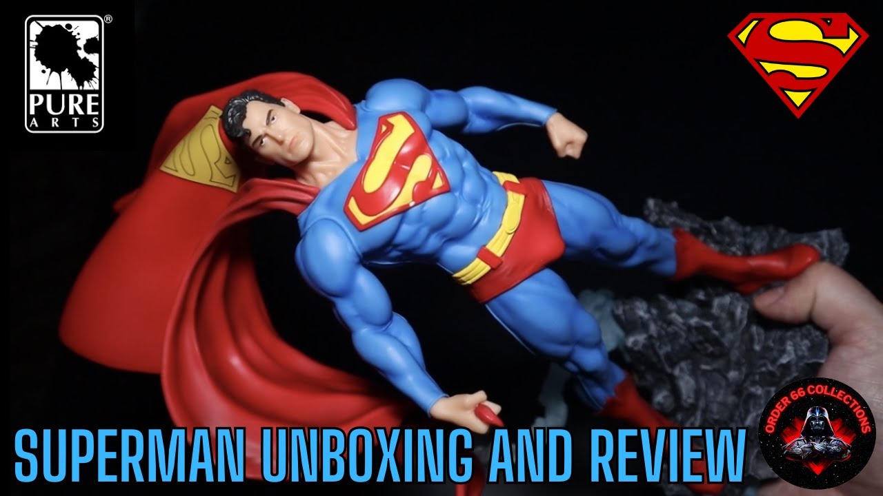 Pure Arts Superman Statue Unboxing and Review - Order 66 Collections