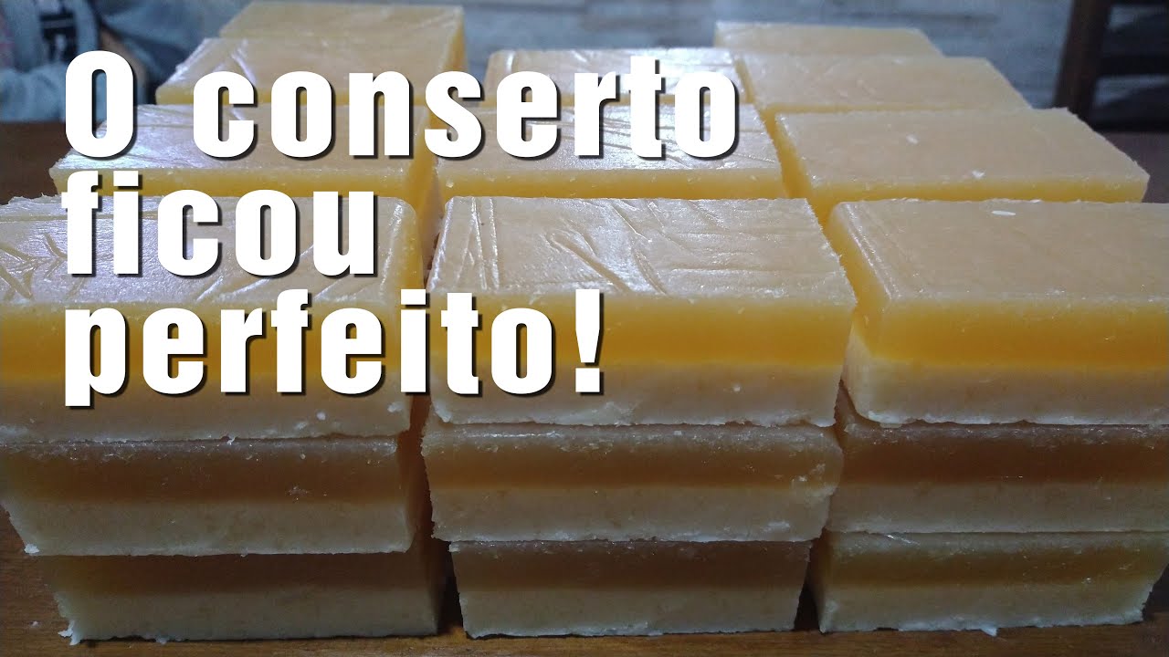 COMO CONSERTAR UM SABÃO GLICERINADO QUE FICOU MOLE
