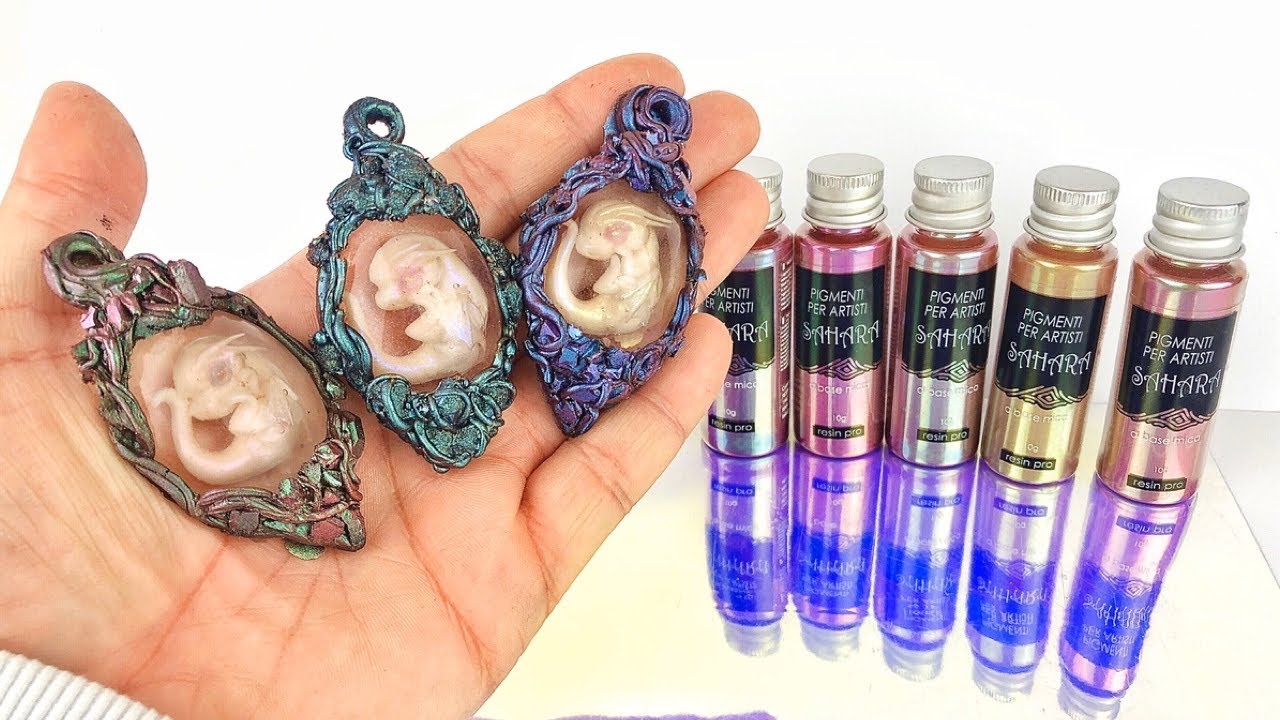 Scopriamo le creazioni in resina con nuovi pigmenti!