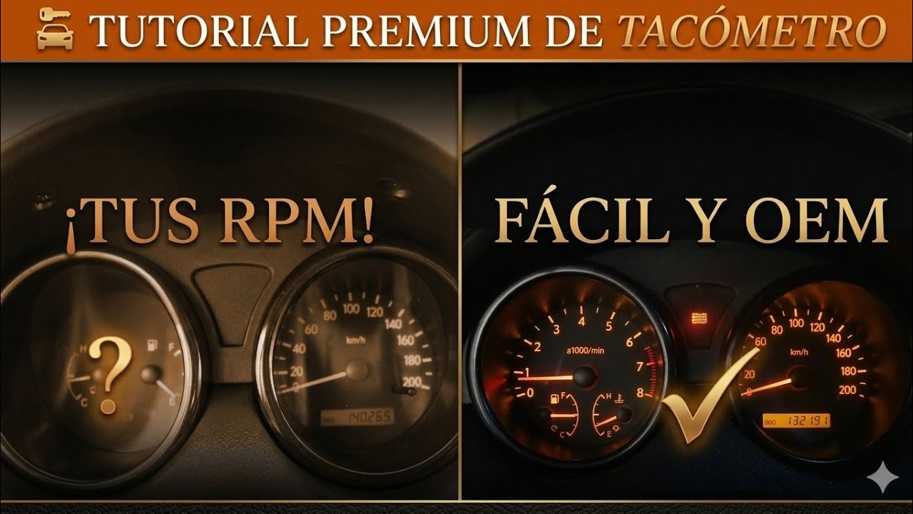 1ra parte Instalando un tacómetro con rpm en el Aveo