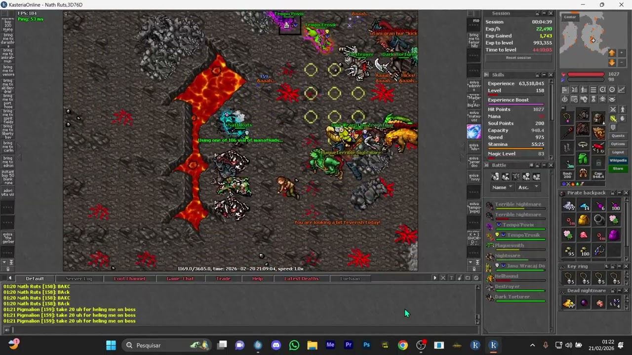 CORRENDO NA WARZONE 1 CONTRA A TEMPO (KASTERIA TIBIA 8.0)