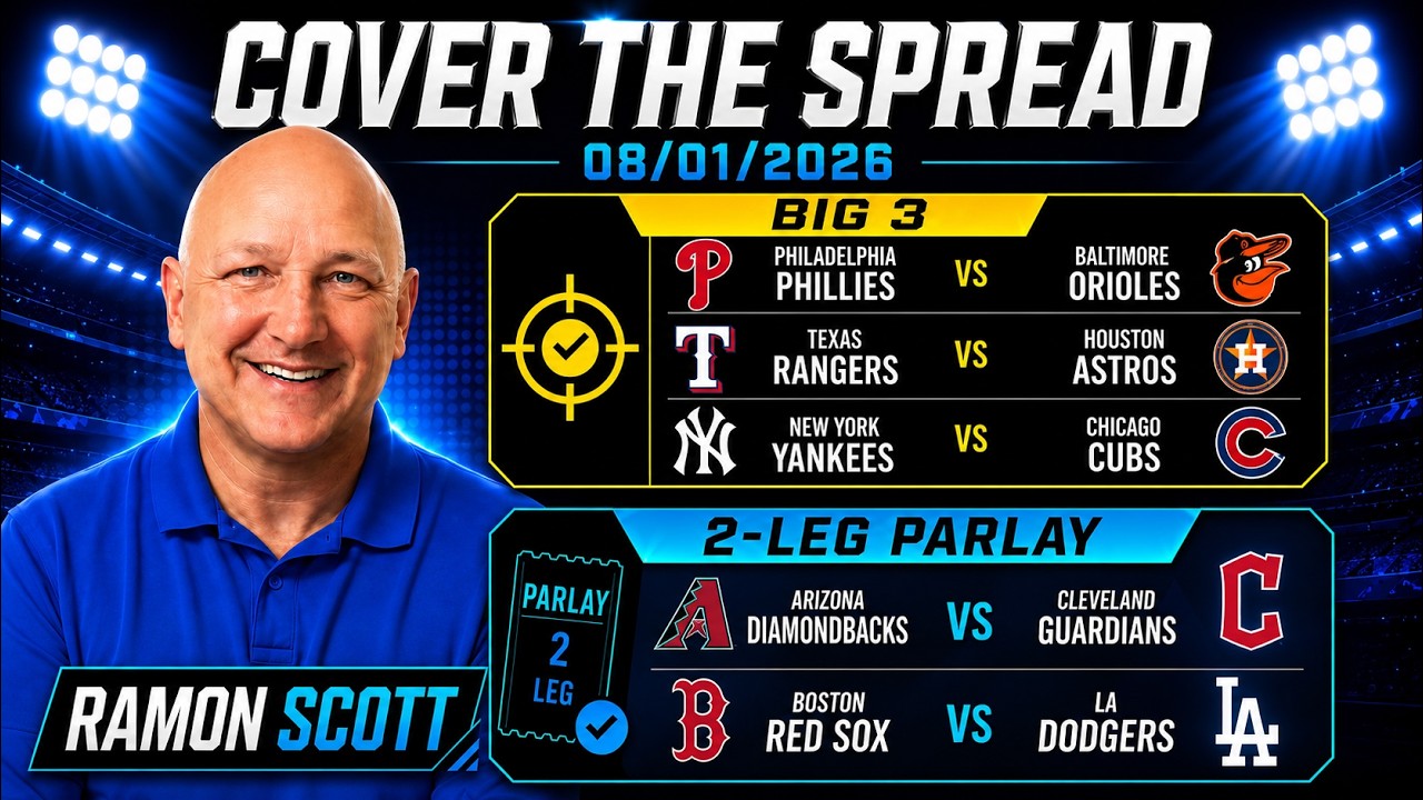 MLB Picks & Parlay 8/1/26 | Expert Analysis, Free Picks & Parlay