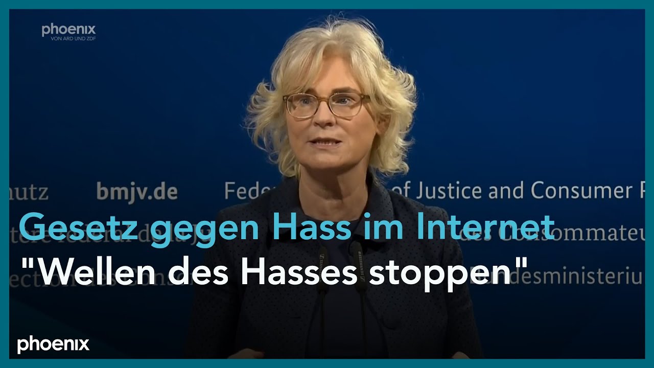 Hass und Hetze im Internet: Statement von Christine Lambrecht