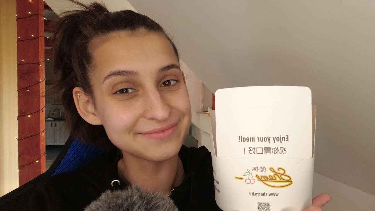 [Magyar ASMR] - Kínai tészta és szezámmagos csirke mukbang