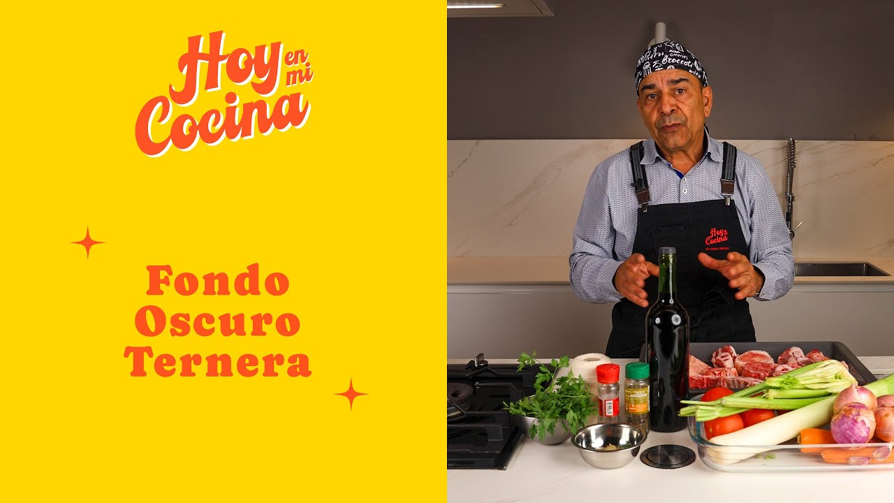 Fondo Oscuro de Ternera, te muestro cómo hacerlo paso a paso, te quedará exquisito y profesional.