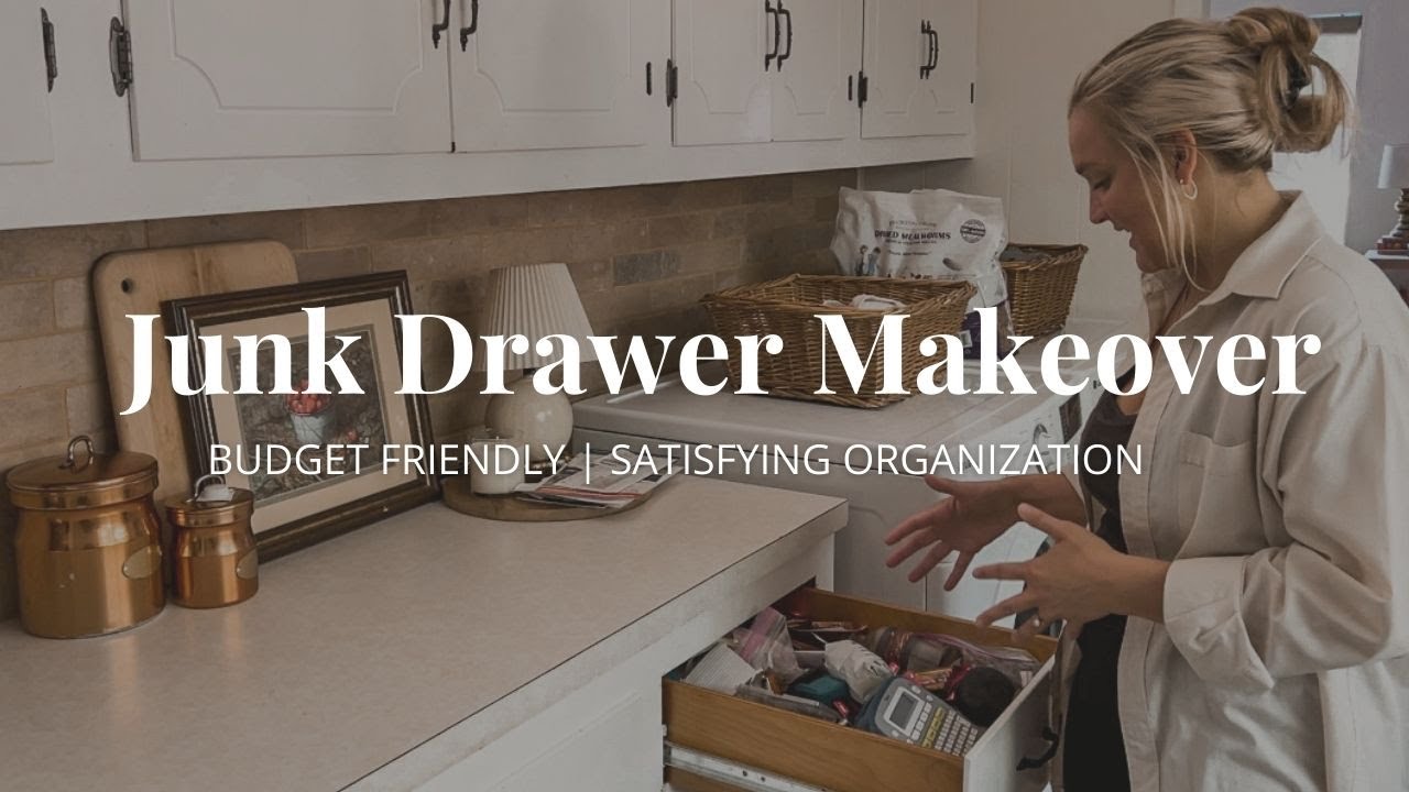 Junk Drawer Makeover | Budget Friendly | Satisfying Organization