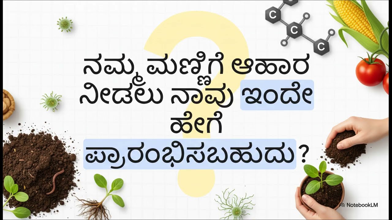 Happy Habits | ಉತ್ತಮ ಬೆಳೆಗಾಗಿ ಮಣ್ಣಿನ ಸಾವಯುವ  ಇಂಗಾಲ