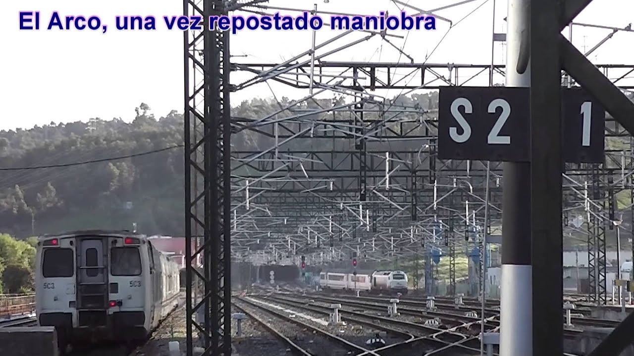 TRENES EN LA ESTACION DE A CORUÑA SAN CRISTOBAL