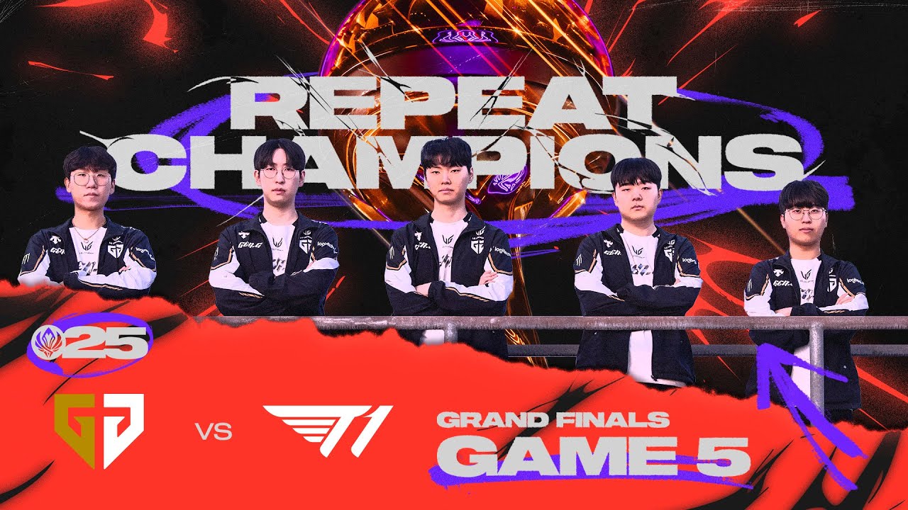 BACK TO BACK | GEN vs T1 게임 5 하이라이트 | 07.13 | MSI 2025