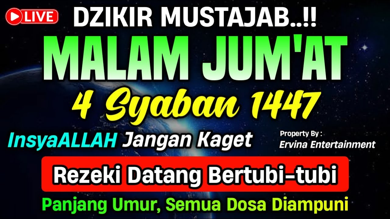 DZIKIR SORE HARI KAMIS MUSTAJAB..!! Doa Pembuka Pintu Rezeki dari Segala Penjuru | DZIKIR SORE