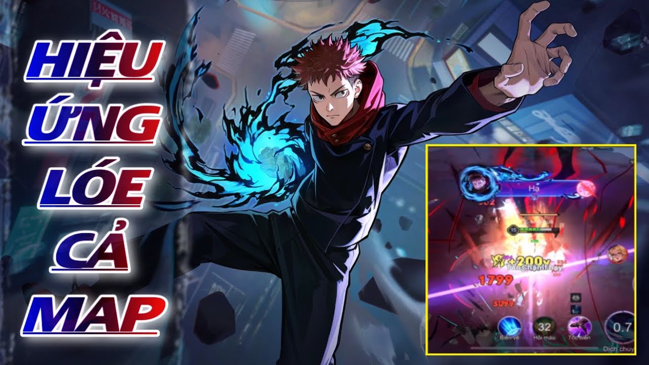 Siêu phẩm trang phục Biron Yuji Iatadori - Hiệu ứng khỏi chê - Liên Quân Mobile