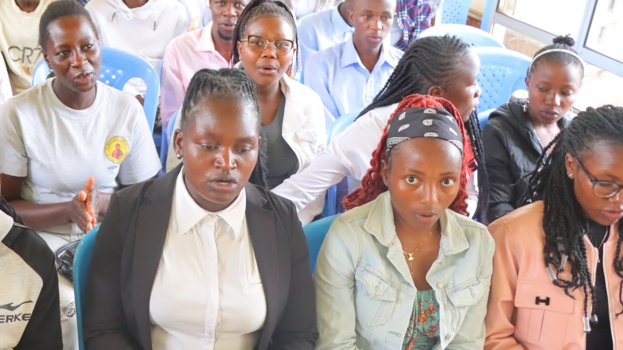 TUMWIMBIE MUNGU BY MUKASA BENARD  PERFORMANCE BY ST JUDE KARATINA UNIVERSITY CHOIR 
