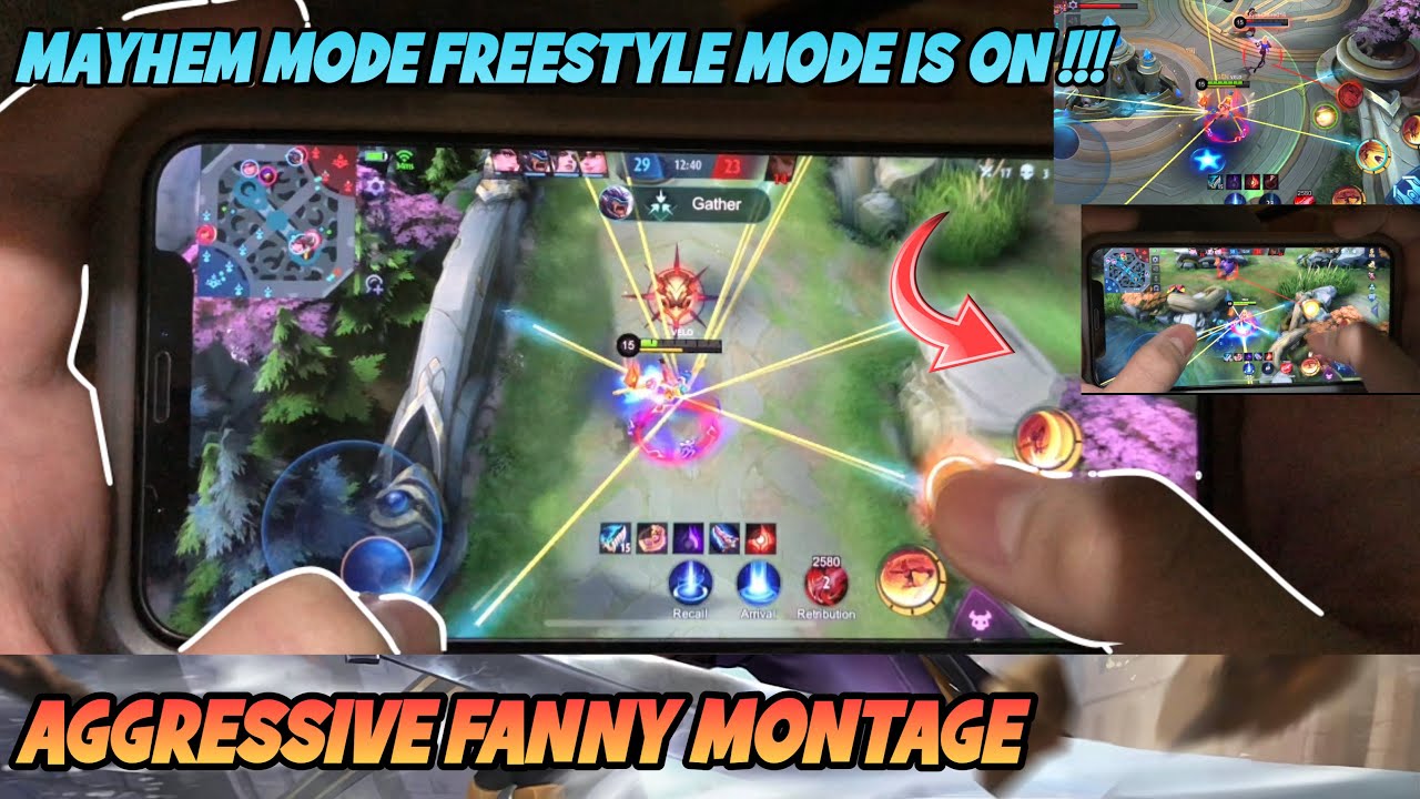 AGGRESSIVE FANNY MONTAGE!!! | WITH HANDCAM!!! | Fanny Mayhem Freestyle Mode is ON!!! | Mobile Legend