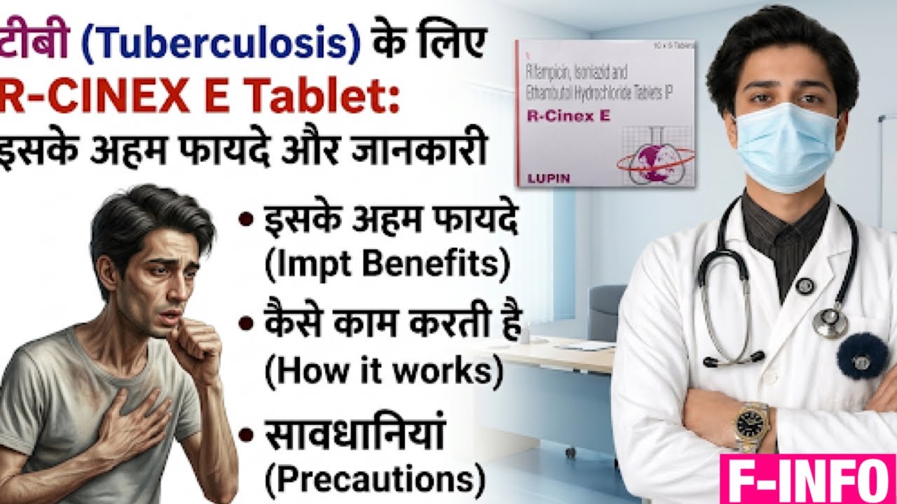 R cinex E  Tablet Full Information In Hindi | Uses | Side effects | Dosage