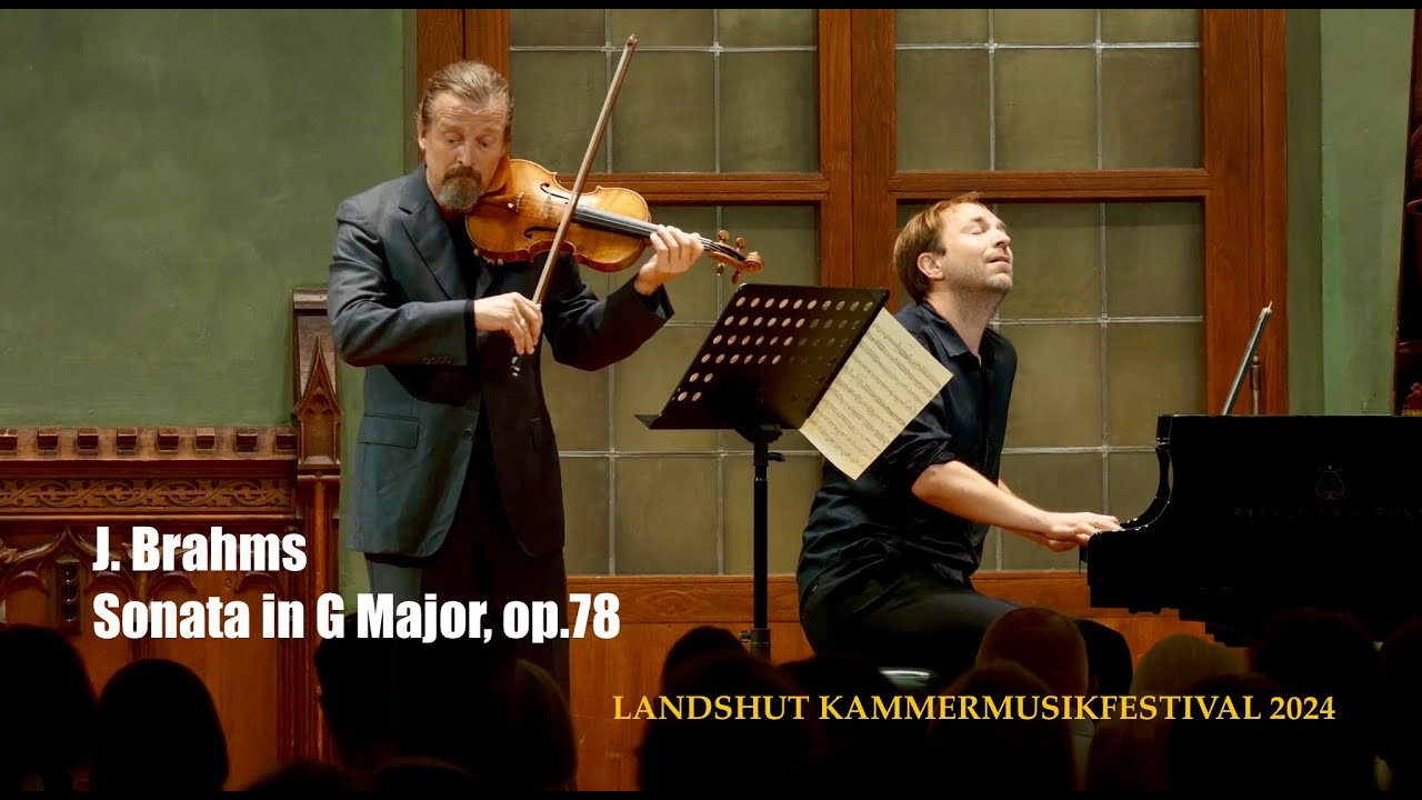 J. Brahms - Sonata in G Major, op.78. Christian Tetzlaff - Herbert Schuch