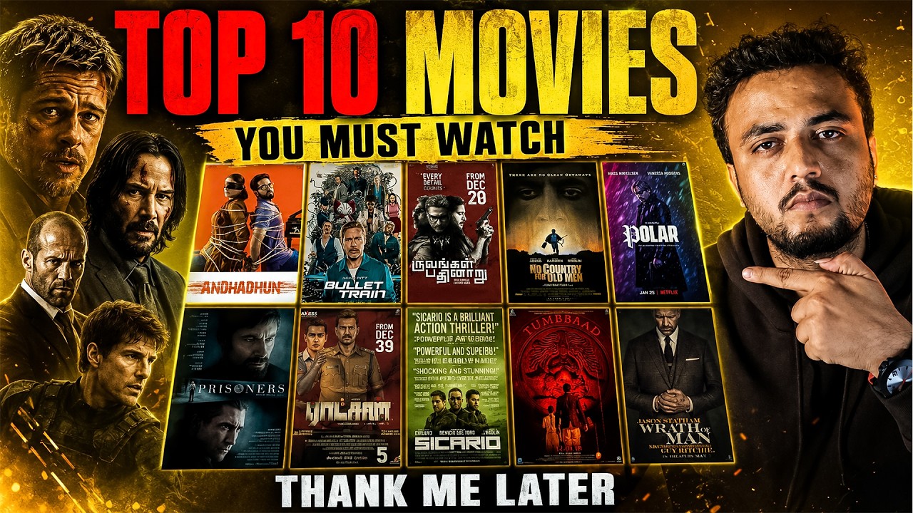 10 BEST ACTION THRILLER MOVIES YOU MUST WATCH BEFORE YOU DIE | Million Mistake