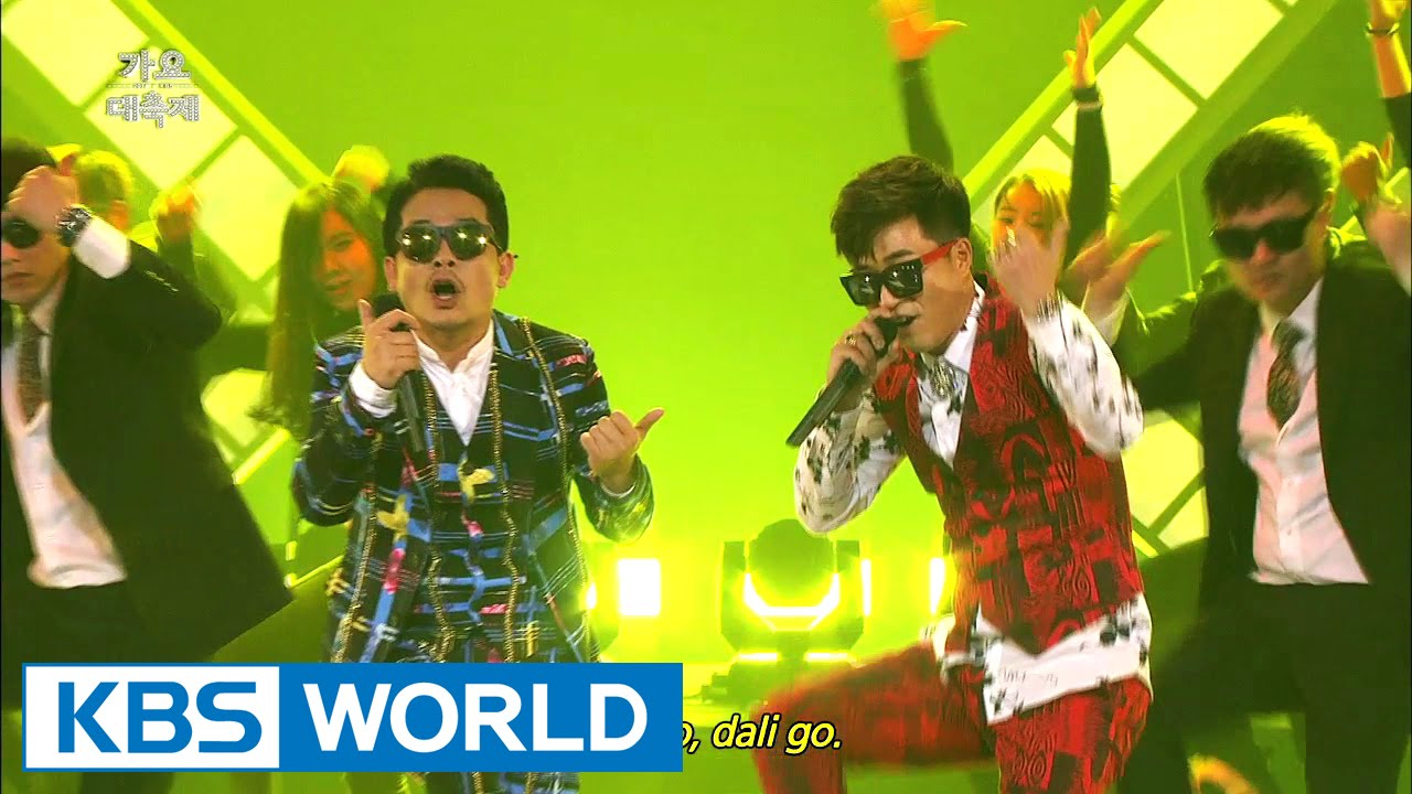 Kim JunHo & Kim JongMin - The Zombie / Sali Go Dali Go [2014 KBS Song Festival / 2015.01.14]