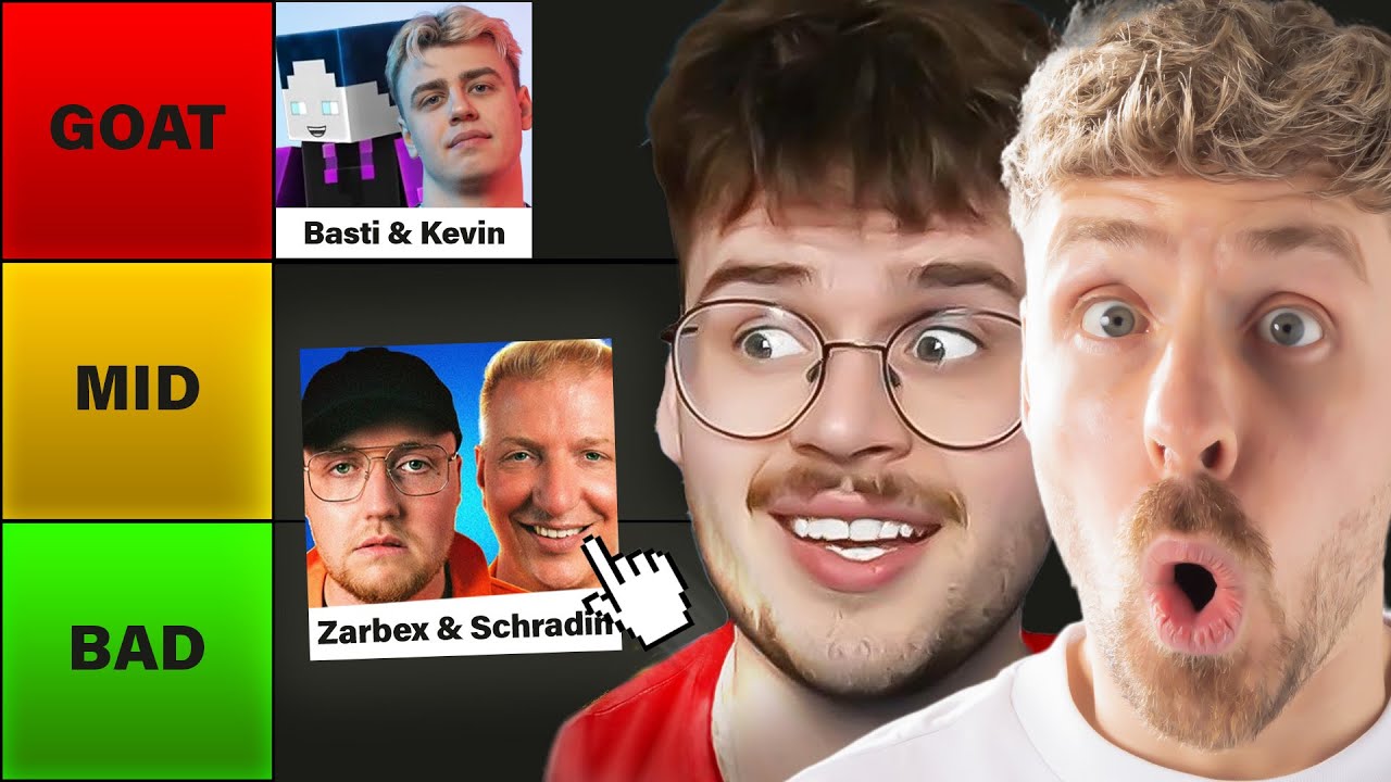 STREAMER DUOS Tierlist mit @Faister!