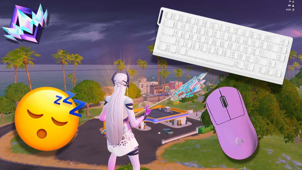Skin - Pincéra 💤 gameplay ASMR 4K Fortnite Ranked Reload😴on Pc | Keyboard & Mouse