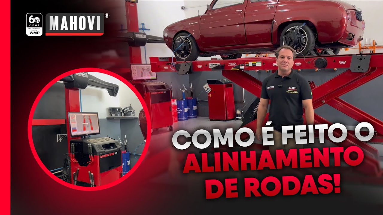 Como é Feito o Alinhamento com os Alinhadores Hunter | Demonstração Completa | Mahovi