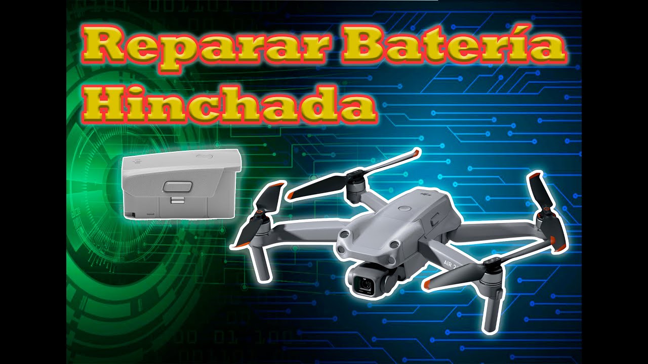Como Reparar Batería Hinchada o Inflada Drone 