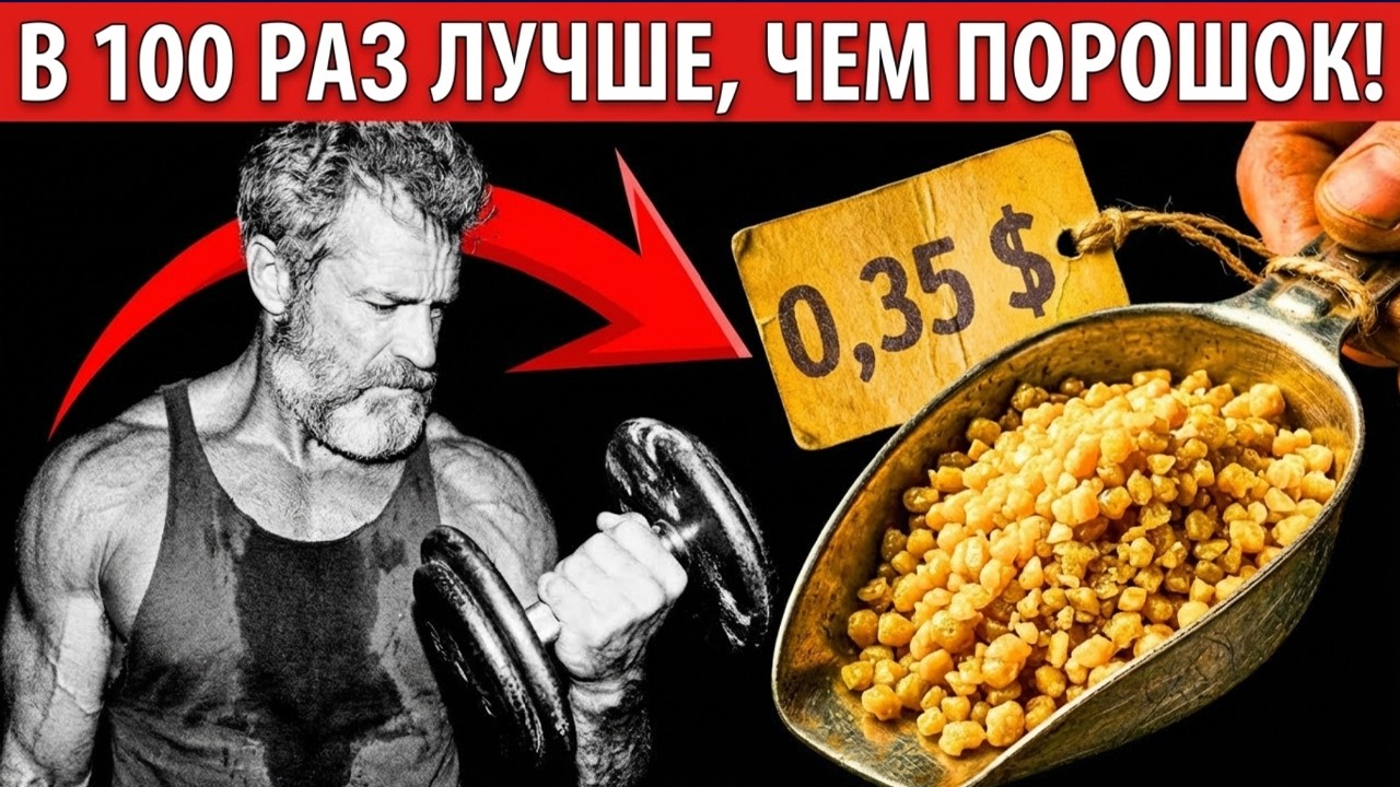 Этот продукт из магазина за 0,35$ наращивает больше мышц, чем сывороточный протеин после 50