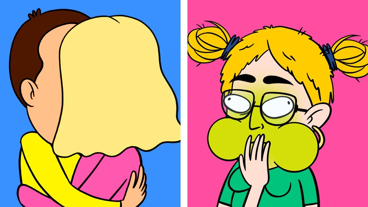 8 SITUATIONS THAT HAPPENED TO EVERYONE || by 123 GO! Animated