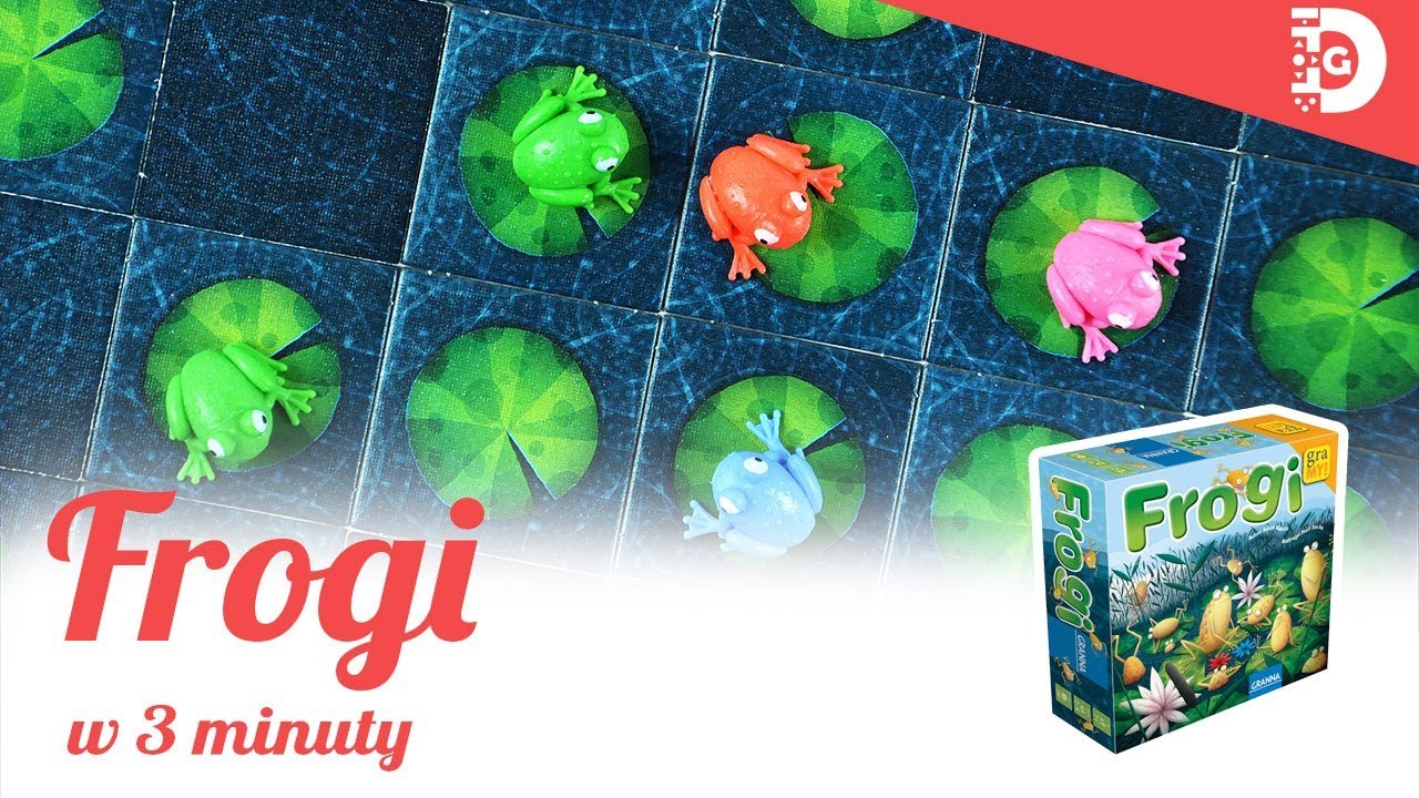 Frogi (Granna) - zasady gry w 3 minuty - Dama Gier