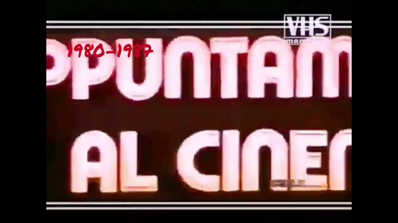 Raccolta Sigle Appuntamento Al Cinema, dal 1980 al 2025.