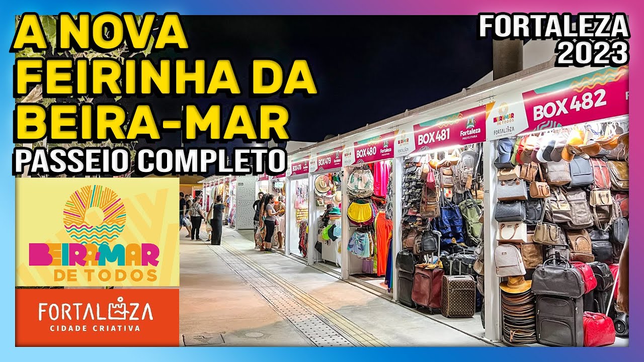 FEIRA DA BEIRA-MAR DE FORTALEZA, PRAIA DO MEIRELES  - FEIRA DE ARTESANATO,  PASSEIO COMPLETO