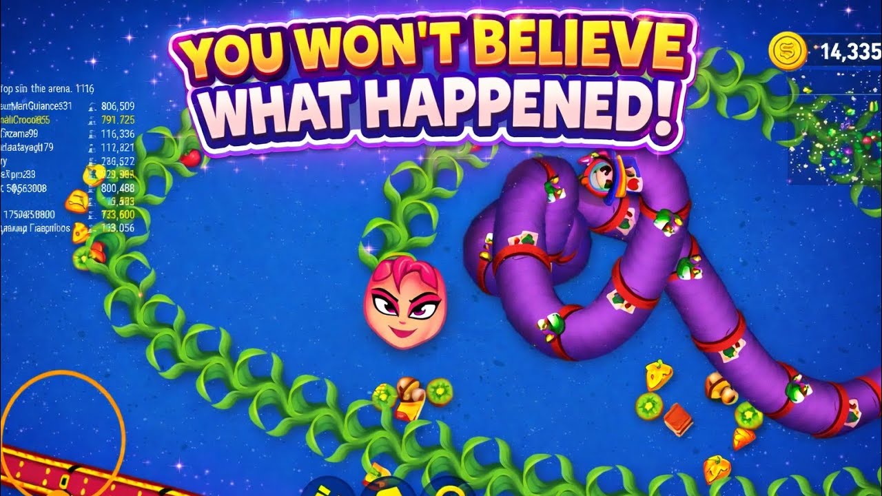 🐍 Wormszone.io | 🔥 Best Gaming 2026 | Giant Worm | Snake X Legend 🐍