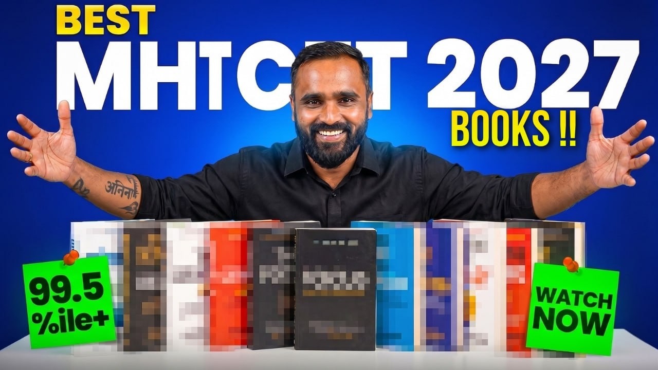 BEST BOOKS for MHTCET 2027 Students !! | Pradeep Giri Sir