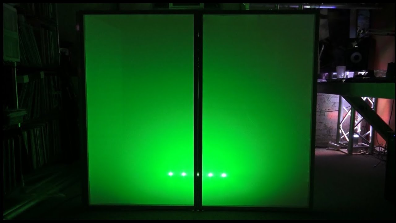 DJ Facade Lighting Tests - What Type Of Fixture Works Best?