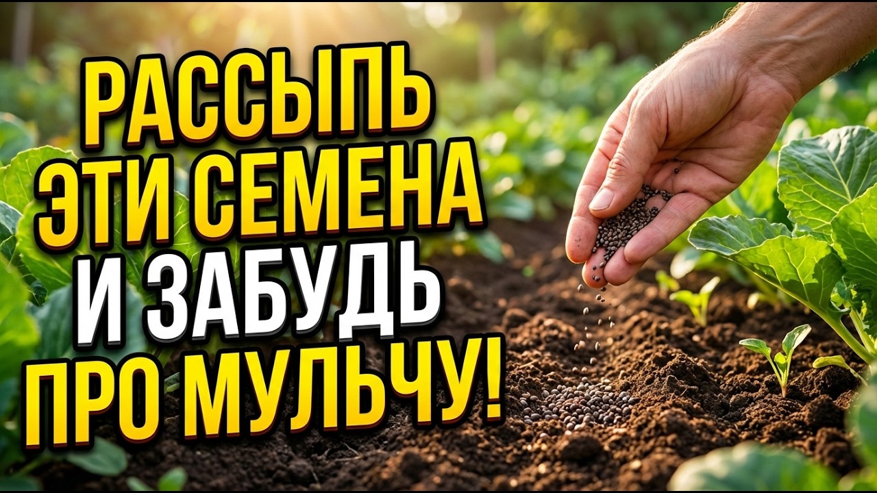 ЗАБЫТЬ ПРО СОЛОМУ И ОПИЛКИ! Эти 2 растения сделают мульчу ненужной!