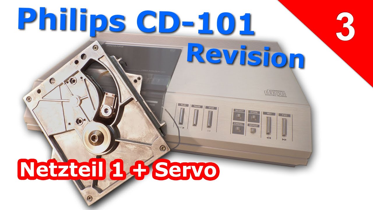 Philips CD100 / CD101 Revision, Netzteil tuning