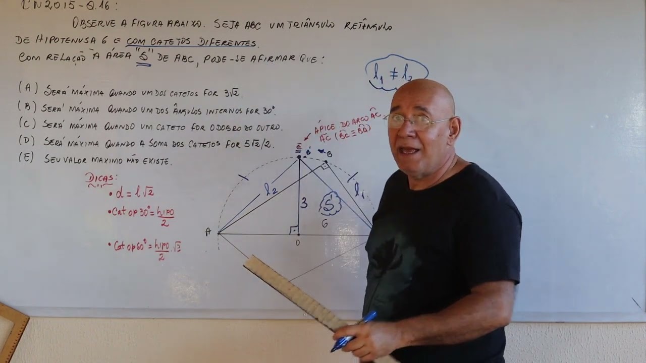 Colégio Naval 2015 Q16: Geometria - conceitos
