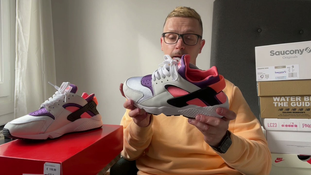 Обзор №93: Nike Air Huarache ''Bright Mango''