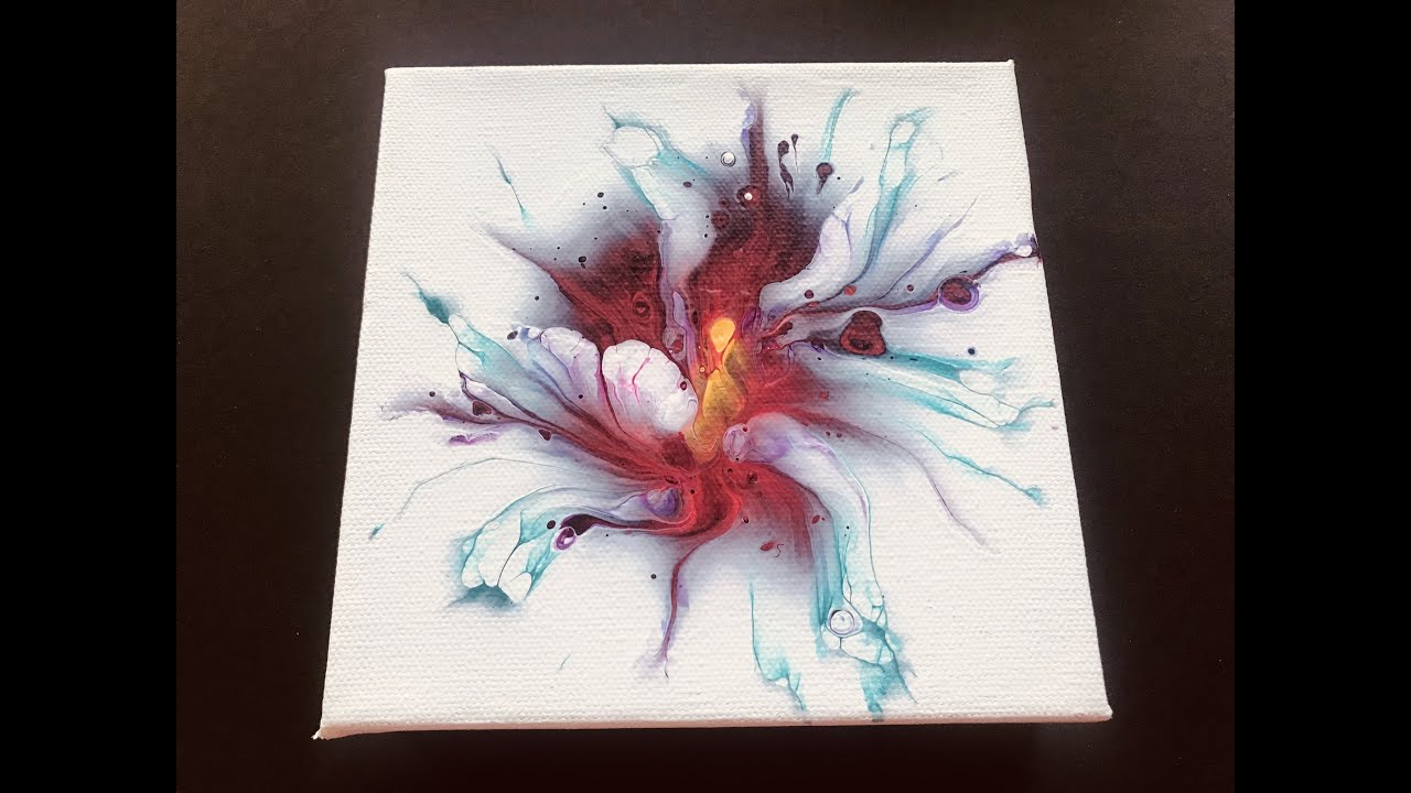 (646) Reverse Dip Swirl ~ Acrylic Pouring ~ Fluid Art